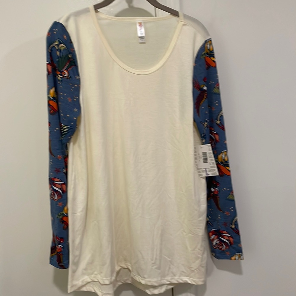 LuLaroe LYNNAE Long Sleeve Shirt - large